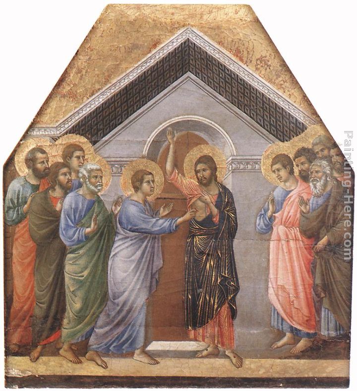 Duccio di Buoninsegna Doubting Thomas